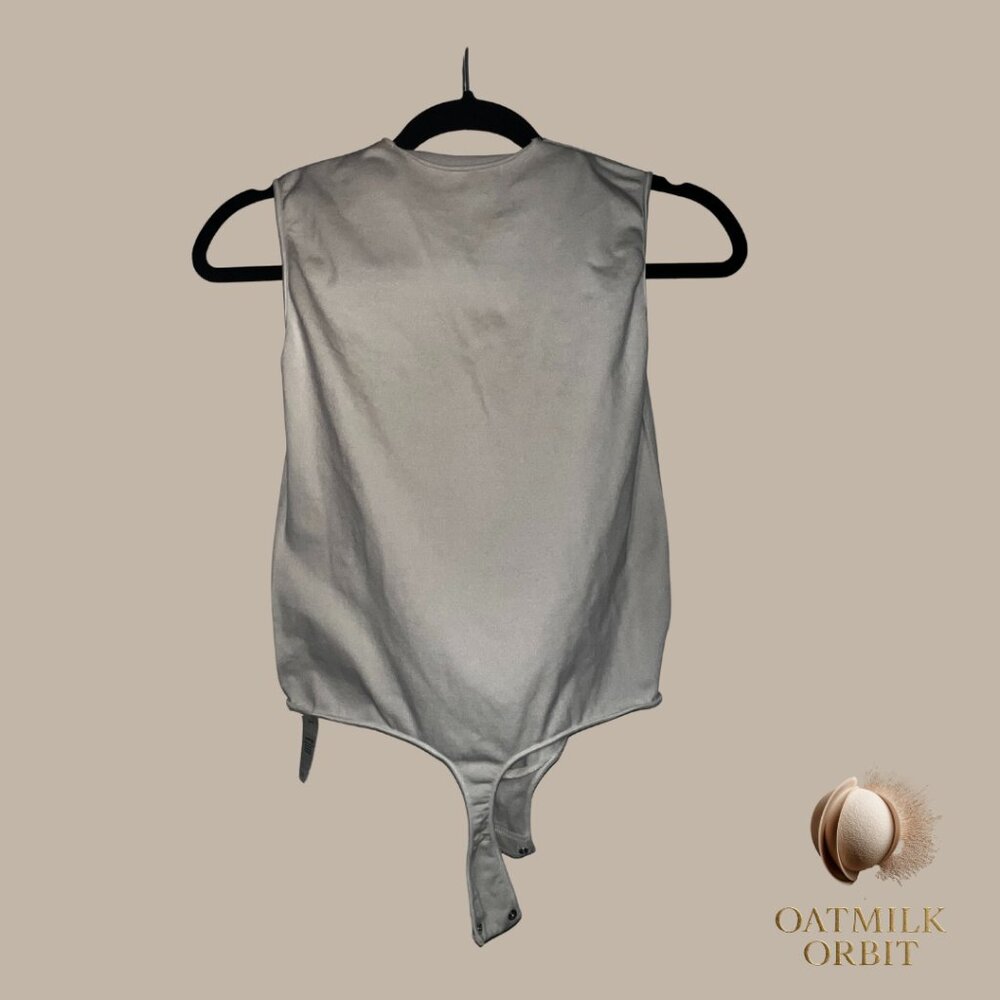 essential crew neck sleeveless bodysuit NWOT